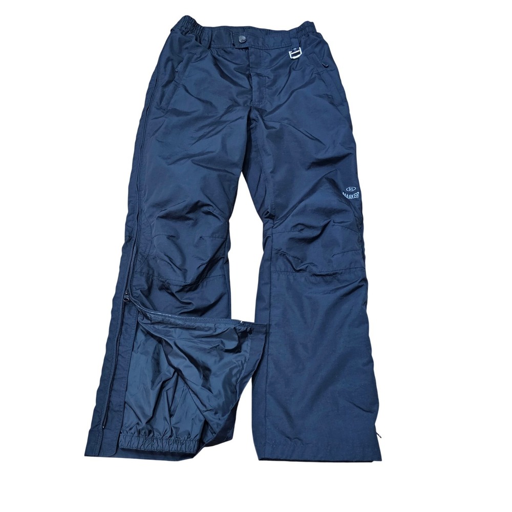 Marker Nylon Lined Ski Pants Mens Large Black Snowboard‎ Winter Sports Gorpcore
